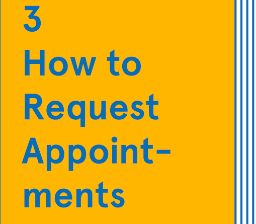 how to request appointments